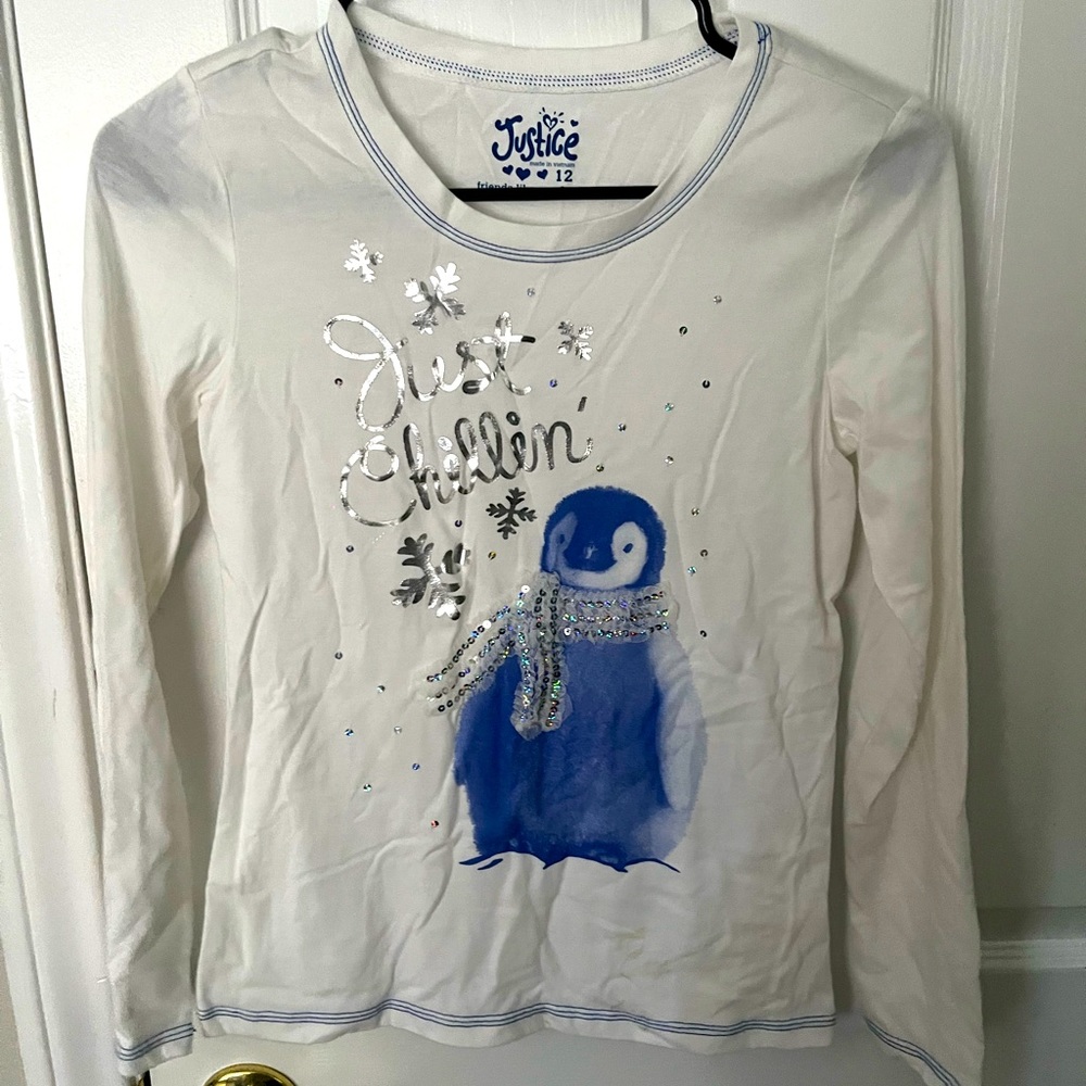 Justice Kids Winter Long-Sleeve Shirt